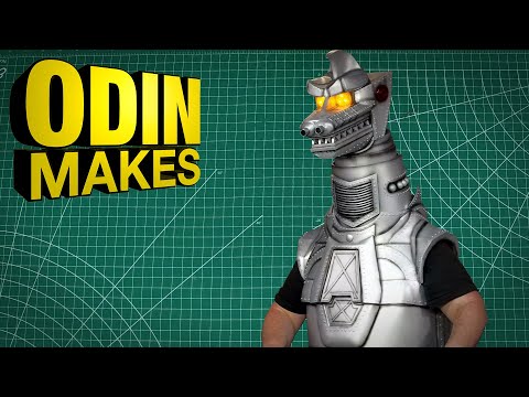 Odin Makes: My Mechagodzilla cosplay chest build part 2