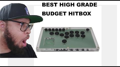 B1-PC Ultra-Thin All Buttons Arcade Joystick Hitbox Style Fight Stick Controller