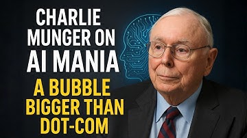 Charlie Munger on AI Mania: A Bubble Bigger Than Dot-Com