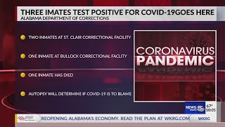 ADOC: 3 inmates test positive for COVID-19