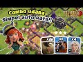 Gampang banget rata coy!! Cara bermain queen walk lavalloon di th 9 | Clash of clans | efzann