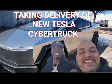 TAKING DELIVERY OF A TESLA CYBER TRUCK !!!!!!!