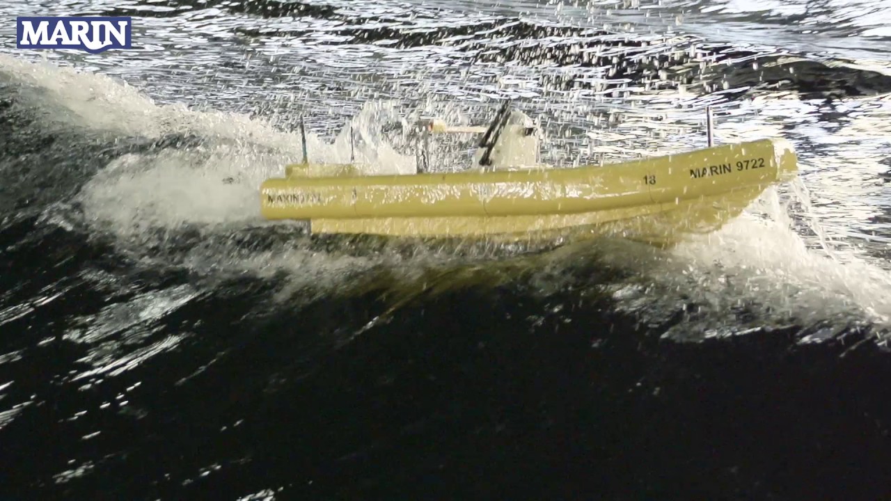 Marin Rhib MARIN USCG RHIB model tests - YouTube