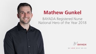 Mathew Gunkel | BAYADA RN Hero of the Year 2018