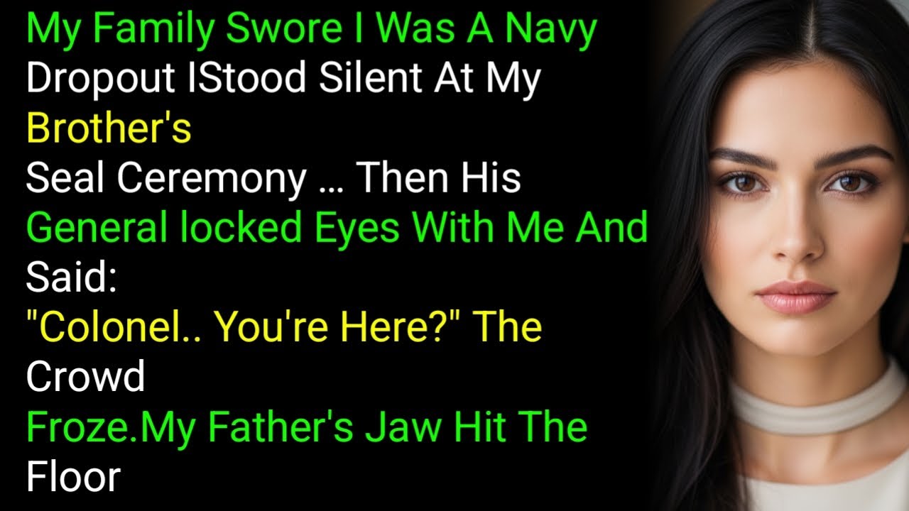 My Family Swore I Was A NavyDropout IStood Silent At My Brother'sSeal Ceremony … Then His Genera...