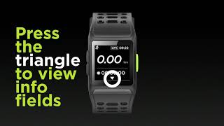 TRAX-Fitness GPS Watch - Recording a running activity