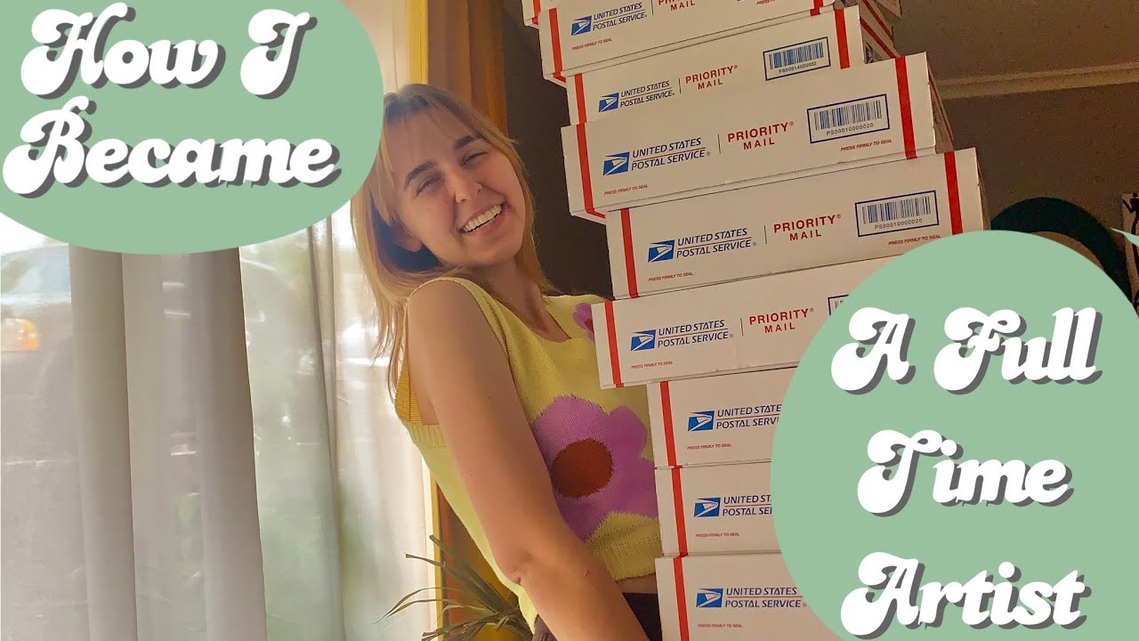 HOW I MADE ART MY FULL TIME JOB ☆ paint with me story time