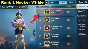 😱Rank #1 Hacker Vs Me || Solo Rank Push Tips & Tricks For BGMI (Royal 2op)