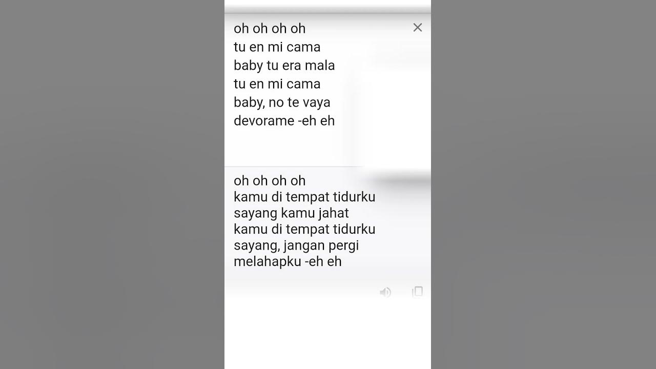 Nikmati lagu nya Bukan liriknya #mala #spanish #spanyol #lirik #trend #shorts