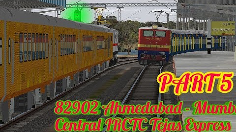 82902 Ahmedabad - Mumbai Central IRCTC Tejas Express PART 5 #KHANDESH || MSTS || || OPEN RAILS ||