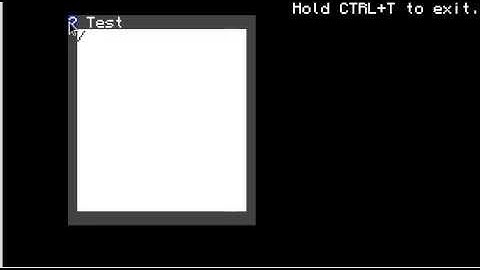 ComputerCraft - Draggable windows