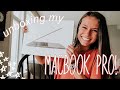 unboxing my 13" macbook pro w/ touchbar!