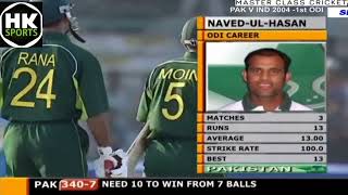 India vs Pakistan 1st ODI Match Samsung Cup 2004 - Cricket Highlights.