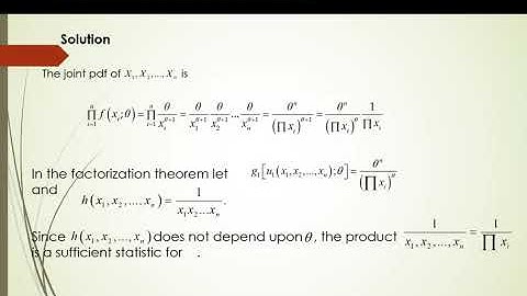 FACTORIZATION THEOREM PART 1