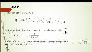 FACTORIZATION THEOREM PART 1