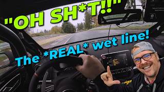 Nordschleife RAIN-LINE at FULL ATTACK on SEMI-SLICKS in Alpine A110S