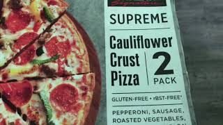 Kirkland Supreme Cauliflower Crust Pizza | Gluten Free Pizza From Costco | Costco Frozen Pizza