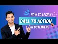 12. Design the Call to Action section in Gutenberg Editor | Copy Paste Premade Layout | Gutenlayouts