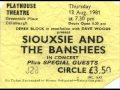 Siouxsie and the Banshees - Arabian Knights (Live @ Edinburgh 1981)