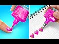 स्मार्ट स्कूल DIY हैक्स 🎒 बच्चों के लिए कूल क्राफ्ट्स और आसान लाइफ हैक्स | 123 GO!