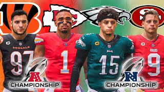 The AFC & NFC Championship, BUT Everyone Switches Teams...