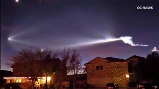 Raw Video: SpaceX Rocket Launch Lights Up Southern California Sky