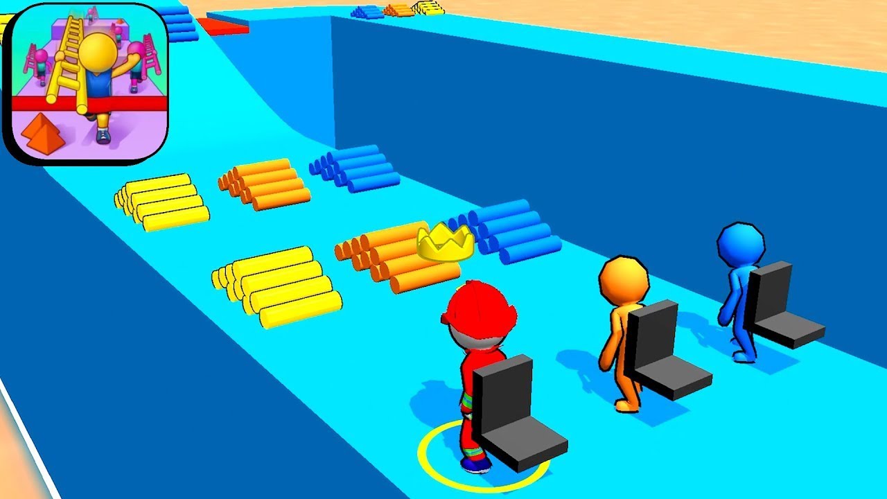 LADDER RACE 🧱💎 Gameplay All Levels Walkthrough iOS, Android New Game Update Trailer Max Level 13-14