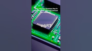 What are UART interrupts and how are they used?