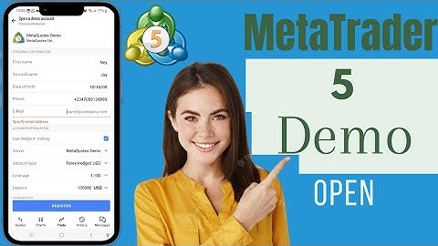 How To Open A Demo Account On MetaTrader 5 | Open Demo Account In MetaTrader 5 