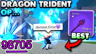 Dragon Trident Is EASILY The BEST SWORD For PvP In BLOX FRUITS...