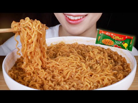 ASMR <strong>Yippee</strong> Noodles | Saucy Masala | Indian Instant Noodles | Eating Sounds Mukbang