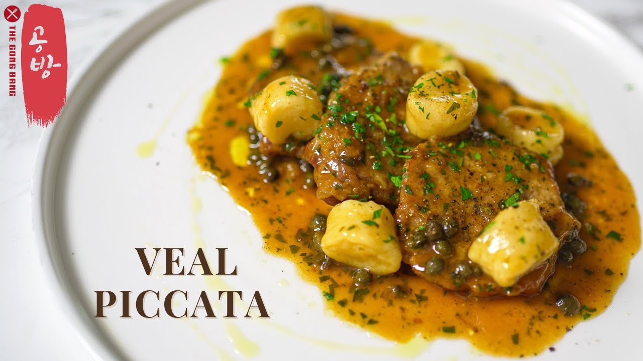 Veal Recipe Veal Piccata, Ricotta Gnocchi, Piccata Sauce YouTube