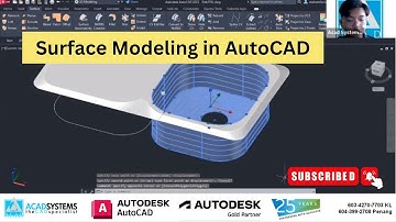 Surface Modeling in AutoCAD