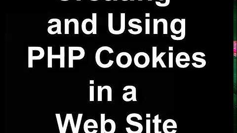 Creating PHP Cookies