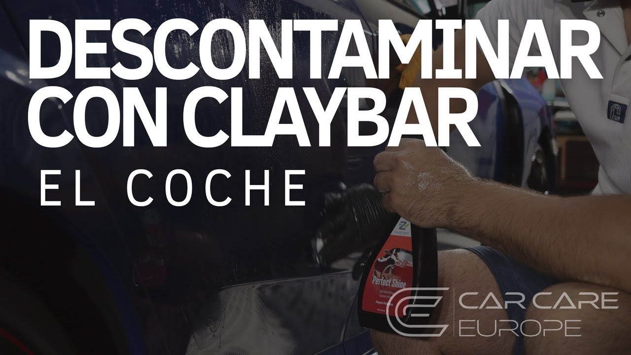 Claybar Media Azul, Descontaminado Coche