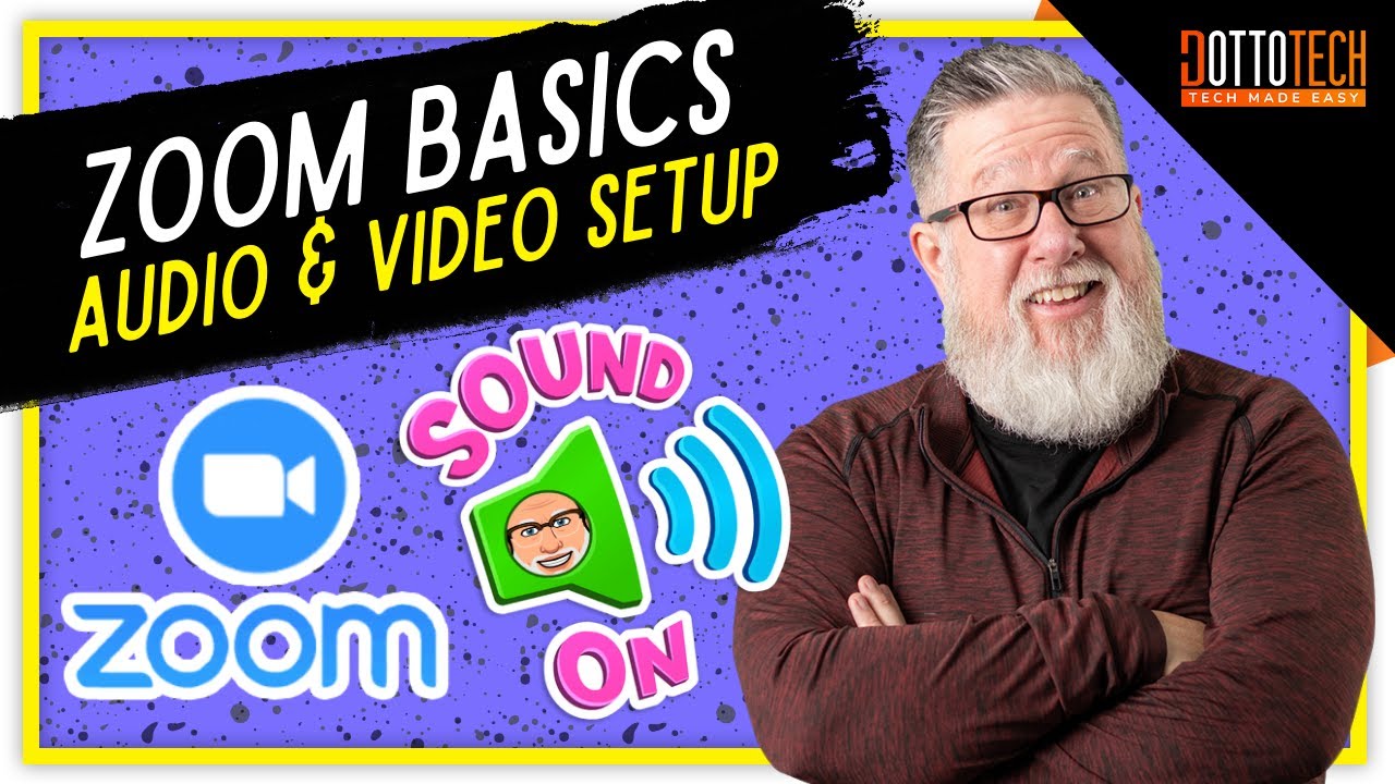 Zoom Tutorial: Audio and Video Setup - YouTube