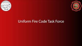 Kansas Uniform Fire Code Task Force Meeting August 5, 2026