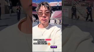 BTS 💜(WORLD TOUR) :-(STANDORD) DAY-:3  JHOPE INSTAGRAM  STORY UPDATE  20/5/26💜💜 #bts_arirang