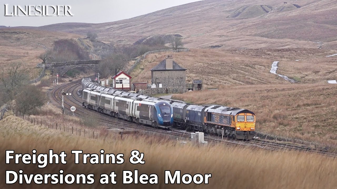 Freight Trains & Diversions at Blea Moor (January 2026)