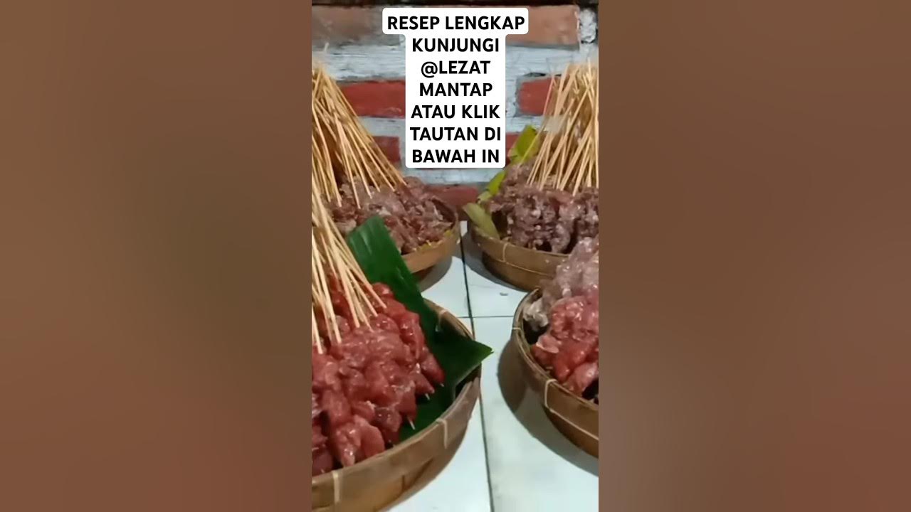 RESEP BUMBU SATE SEBELUM DI BAKAR❓CARA MEMBUAT SATE KAMBING #bumbusate #satekambing RESEP BUMBU SATE SEBELUM DI BAKAR❓CARA MEMBUAT SATE KAMBING #bumbusate #satekambing