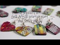Printing with Gelli Arts� Printing Plates and Shrinkies With Lucy Brydon