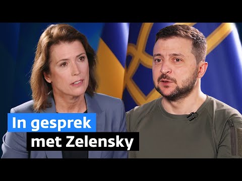 INTERVIEW | President Zelensky: 'Je moet een voorbeeld voor je kinderen zijn'