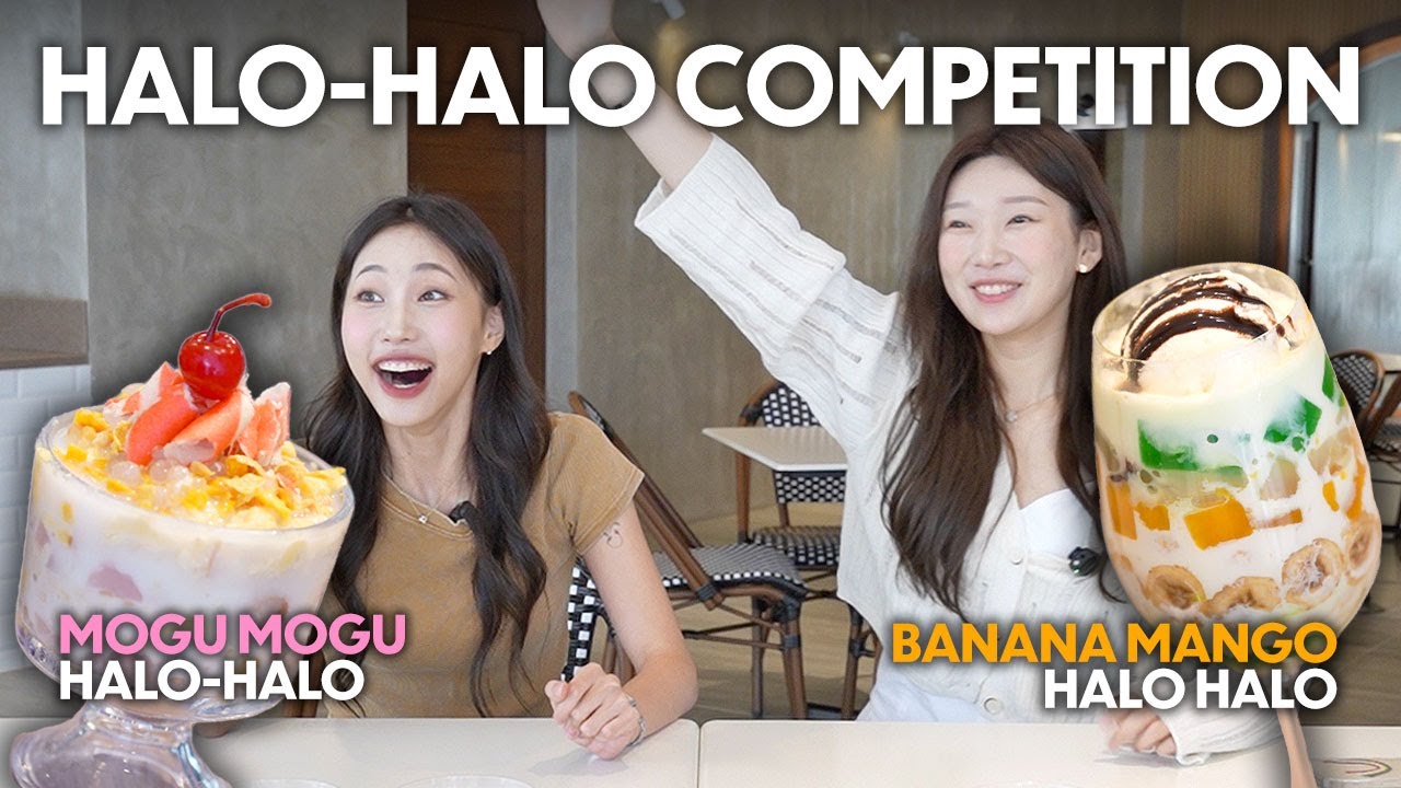 Koreans’ Who Makes the Better HALOHALO Challenge! 🍧 YouTube