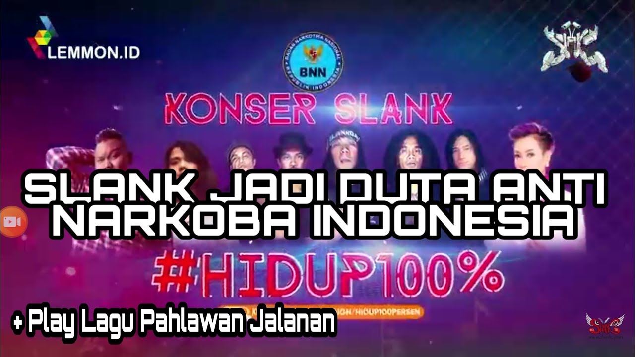 Konser Slank Hidup 100 Slank Jadi Duta Anti Narkoba Indonesia Play