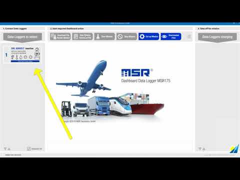 MSR175 Shock Logger - Stop Recording and Display Data on a PC