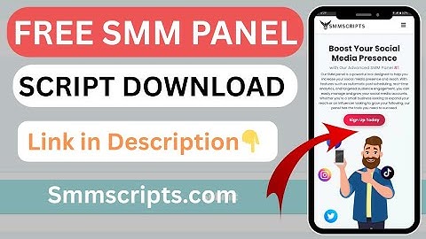 Tech SMM Panel Script Free | FREE SMM PANEL SCRIPT BY Smmscripts.com | SMM PANEL SCRIPT | #smmpanel