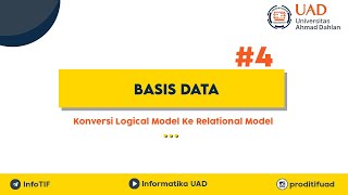 Basis Data pertemuan 4 - Konversi Logical Model Ke Relational Model