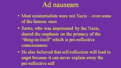 Existentialism in less than 4 minutes