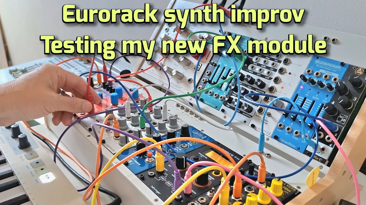 Trying out my new Behringer Space FX module 21.06.2026 #eurorack