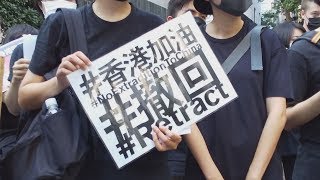 香港政府に抗議する在日香港人たちの切実な声【ザ・ファクトREPORT】